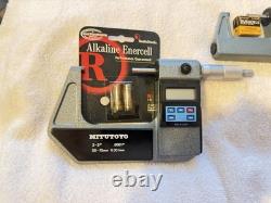 Mitutoyo Digital Micrometer Set 0-4. Brand New