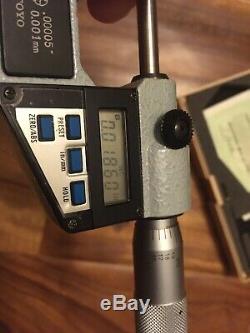 Mitutoyo Digital Micrometer Set 293 0-1, 1-2, And 2-3