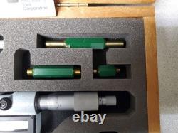 Mitutoyo Digital Micrometer Set, 4 Pieces, 0 1, 1 2, 2 3, 3 4