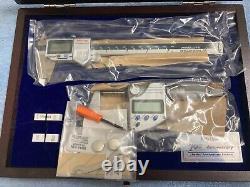 Mitutoyo Digital Micrometer Set Limited Edition 70th Anniversary IP65 & IP67