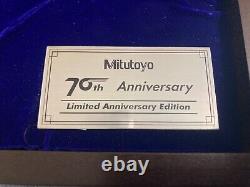 Mitutoyo Digital Micrometer Set Limited Edition 70th Anniversary IP65 & IP67