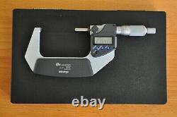 Mitutoyo Digital Micrometer, Spherical Face, 2-3 Inch, Model 395-373-30, Spc