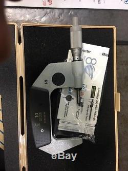 Mitutoyo Digital Outside Micrometer, 2-3 Range. 00005 Graduation With Case