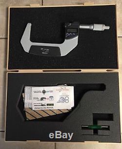 Mitutoyo Digital Outside Micrometer, 3-4 range. 00005 Graduation With Case