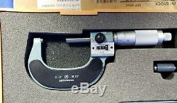 Mitutoyo Digital Outside Micrometer Set 0-3 No. 193-923