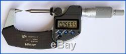 Mitutoyo Digital Point Micrometer 0-1 IP65 Coolant Proof Model 342-361-30