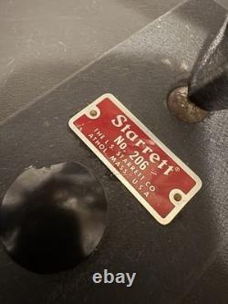 Mitutoyo Digital Sheet Metal Micrometer 0-1.00005 with Starrett No. 206 Stand