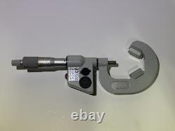 Mitutoyo Digital V-Anvil Micrometer 1-1.6 Range 3-Flute SPC Data 314-713-30