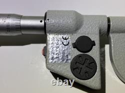 Mitutoyo Digital V-Anvil Micrometer 1-1.6 Range 3-Flute SPC Data 314-713-30