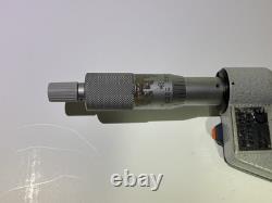 Mitutoyo Digital V-Anvil Micrometer 1-1.6 Range 3-Flute SPC Data 314-713-30