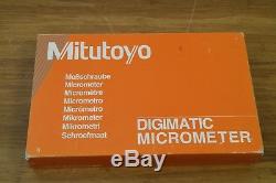 Mitutoyo Digital Waterproof Outside Point Micrometer 1-2 0.00005 15 Deg Point