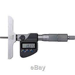 Mitutoyo Digital depth micrometer range 0 to 150 mm Measuring bar exchange type