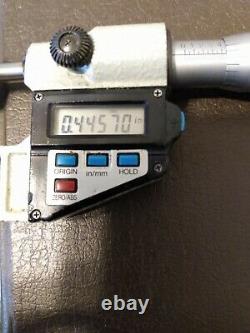 Mitutoyo Disk Flange Micrometer DIGITAL. 00005.001mm VERY ACCURATE