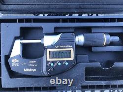 Mitutoyo Electronic Digital Micrometer Quantumike Coolant Proof IP 65