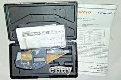 Mitutoyo Electronic Outside Micrometer 0.00 mm to 1 Carbide 293-340-30CAL
