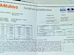 Mitutoyo Electronic Outside Micrometer 0.00 mm to 1 Carbide 293-340-30CAL