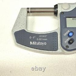 Mitutoyo Electronic Outside Micrometer, 0 to 1, Ratchet 293-832-30, Pre-Owned