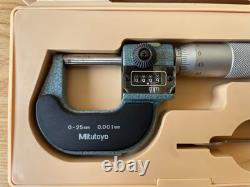 Mitutoyo External Micrometer Series 193-111 M820-25 0-25mm Used
