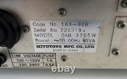 Mitutoyo GML-3705W Digital X/Y Readout with Power Cable for Parts or Repair