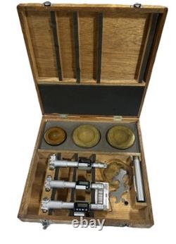 Mitutoyo Holtest Internal Micrometer set Three-Point, Digital 3 Piece Set J3-J1