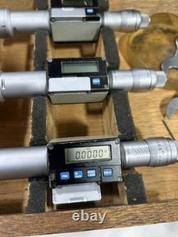 Mitutoyo Holtest Internal Micrometer set Three-Point, Digital 3 Piece Set J3-J1
