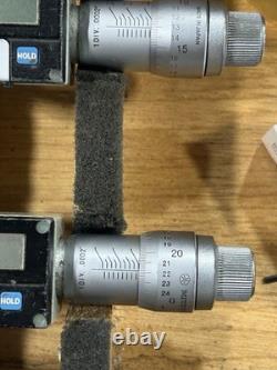 Mitutoyo Holtest Internal Micrometer set Three-Point, Digital 3 Piece Set J3-J1