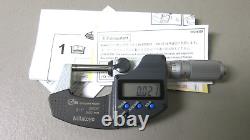 Mitutoyo IP65 293-340-30 Digimatic Outside Micrometer 0-1 (0-25mm) SHIPS FREE