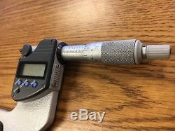 Mitutoyo IP65 Coolant Proof Digital Micrometer Model No. 293-333 3-4