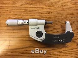 Mitutoyo IP65 Coolant Proof Digital Micrometer Model No. 293-345 1-2