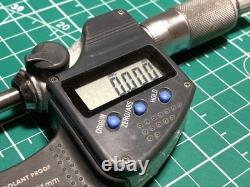 Mitutoyo IP65 Digital Micrometer 0-25mm 0.001mm Coolant Proof Tested Japan