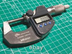 Mitutoyo IP65 Digital Micrometer 0-25mm 0.001mm Coolant Proof Tested Japan