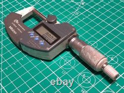 Mitutoyo IP65 Digital Micrometer 0-25mm 0.001mm Coolant Proof Tested Japan