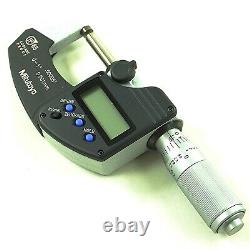 Mitutoyo IP65 Digital Outside Micrometer 0-1/0-25mm. 00005/. 001mm CoolantProof