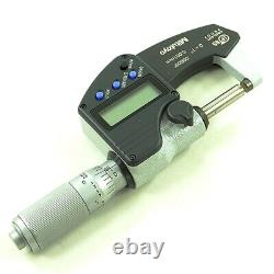 Mitutoyo IP65 Digital Outside Micrometer 0-1/0-25mm. 00005/. 001mm CoolantProof