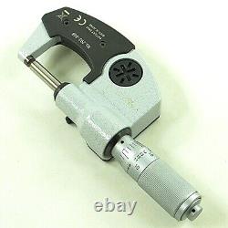 Mitutoyo IP65 Digital Outside Micrometer 0-1/0-25mm. 00005/. 001mm CoolantProof