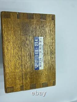 Mitutoyo J46 2.8-3.2 Digital Bore Micrometer Mitutoyo Wooden Box Vintage 168-214