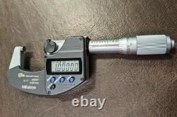 Mitutoyo Japan 293-340-30 Digimatic Digital Micrometer 0-1