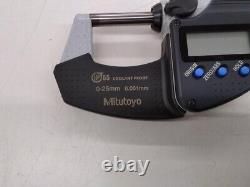 Mitutoyo MDC-25PX 293-421-20 Coolant Proof Micrometer 0-25mm 0.001mm tested