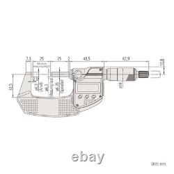 Mitutoyo MDC-50PX Digital Micrometer Measuring Tool 293-241-30 25-50mm IP65