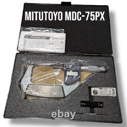 Mitutoyo MDC-75PX Digital Micrometer 50-75mm 0.001mm Coolant Proof IP65 Tool