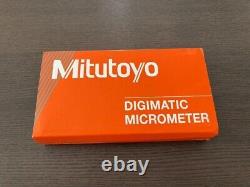 Mitutoyo MDE-25MX Digital Micrometer QuantuMike 293-140-30(0-25mm) Japan New