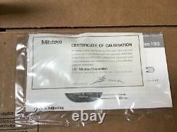 Mitutoyo METRIC Disk Disc Flange Micrometer Digit Counter 0-25mm 0.01mm NEW