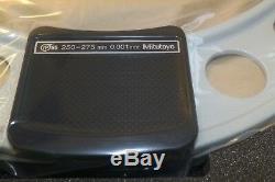 Mitutoyo METRIC ONLY Waterproof Digital Outside Micrometer 250-275mm / 0.001mm