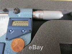 Mitutoyo Machinist Digital Micrometer IP54 2-3.00005. (No. 9048773) Mint Cond