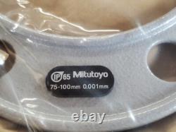 Mitutoyo Metric 75-100mm 0.001mm Digital Screw Thread Micrometer without Anvils