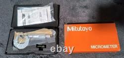 Mitutoyo Micrometer 114-161, 3 Flute, V-Anvil, 1-15mm, 0.01mm Grad, +/-0.004mm