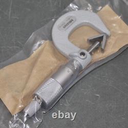 Mitutoyo Micrometer 114-161, 3 Flute, V-Anvil, 1-15mm, 0.01mm Grad, +/-0.004mm