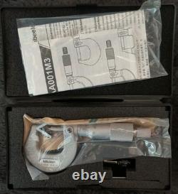 Mitutoyo Micrometer 114-161, 3 Flute, V-Anvil, 1-15mm, 0.01mm Grad, +/-0.004mm