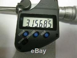 Mitutoyo Micrometer 293-347-30 IP65 Digital 3-4 Ratchet Thimble Coolant proof