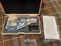 Mitutoyo Micrometer 293-766-30, NEW, 0 to 1 Range, 0.00005 Inch Resolution